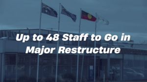 Office building with multiple national flags.