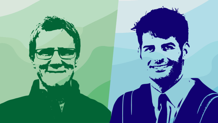 Side-by-side images of Frankston mayor Kris Bolam and Mornington Peninsula mayor Anthony Marsh, symbolising the growing political rift between the two councils.