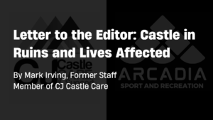 Castle in ruins, lives affected