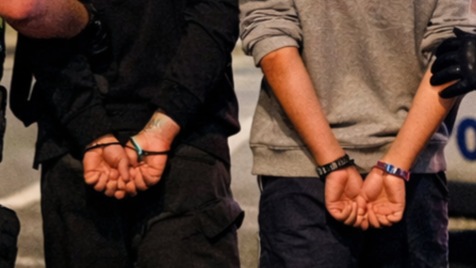 Illustrative image of handcuffs as police arrest two youths after an alleged high-speed follow in Melbourne’s south-east