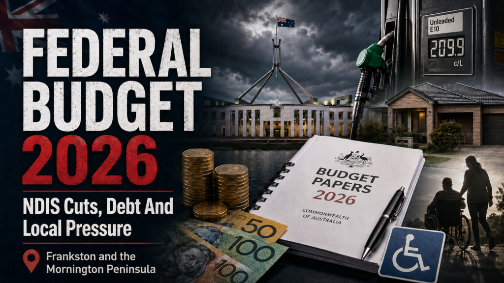 Federal Budget 2026: NDIS Cuts, Debt And Local Pressure